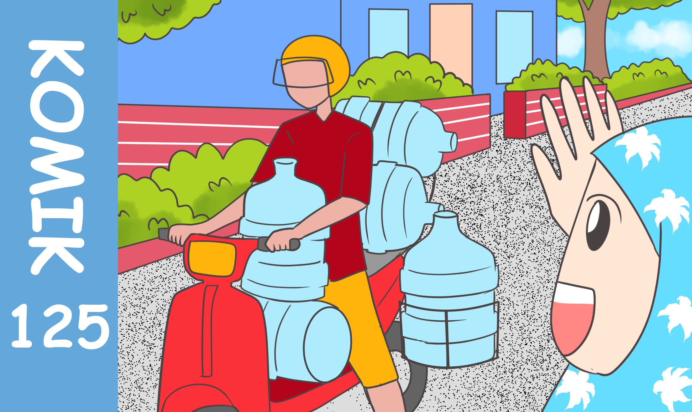 【Komiknya Ke125】Membeli Air Minum untuk kebutuhan sehari