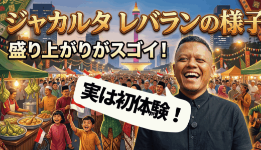 Harinya ke-419 : Berlebaran di Jakarta untuk pertama kali（はじめてのジャカルタでのレバラン）