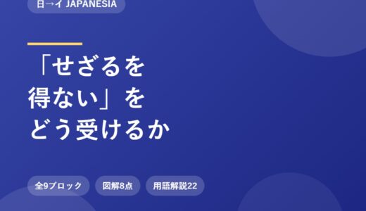 日本語の「せざるを得ない」をインドネシア語でどう受けるか｜経済安保インタビューを、婉曲・漢数字・抽象名詞で訳し切る